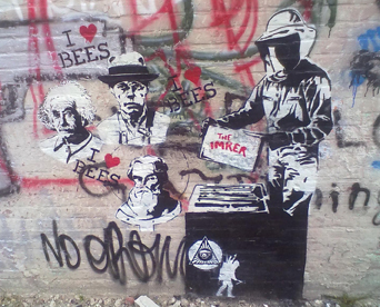 the Imker; Banksy